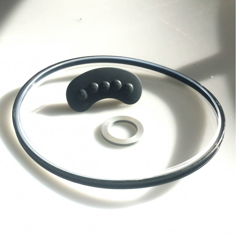 Joint De Couvercle Pour Thermomix TM31 - Diamètre 184mm - Silicone Et Plastique - Compatible Vorwerk